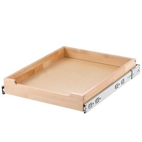 Pull Out Cabinet Organizer Soft Close Slide Out Shelf Wood Drawer 17"W x 21"D Pull Out Cabinet Organizer Soft Close Slide Out Shelf Wood Drawer 17"W x 21"D